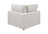 551321-SETB Serene 4-piece Upholstered Modular Sectional Sofa Beige