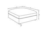 551321-SETC Serene 5-piece Upholstered Modular Sectional Sofa Beige