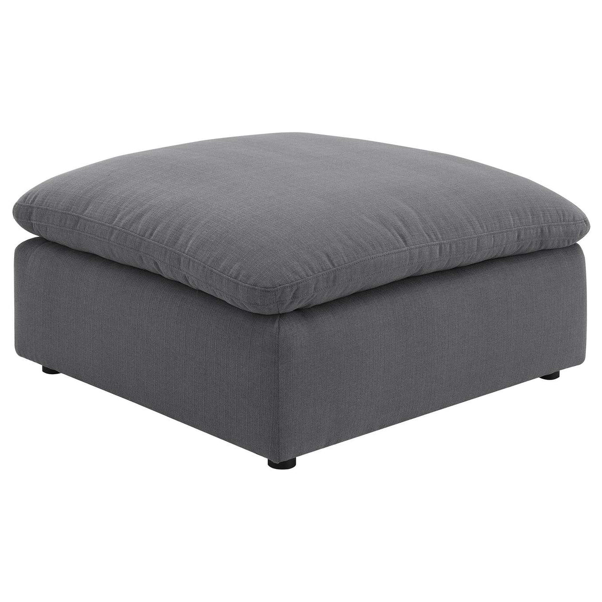 551455-SET Hobson 6-piece Upholstered Modular Sectional Sofa Charcoal
