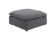 551457 Hobson Square Upholstered Ottoman Charcoal