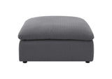 551457 Hobson Square Upholstered Ottoman Charcoal