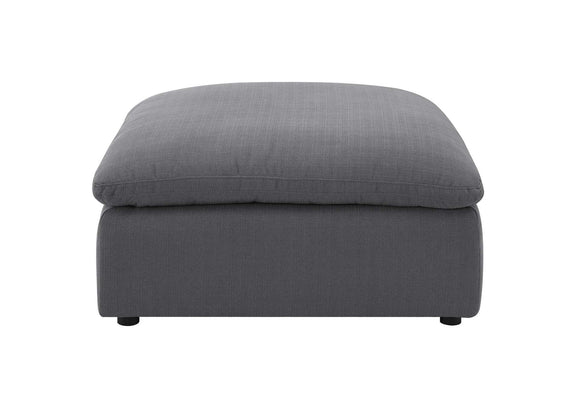 551457 Hobson Square Upholstered Ottoman Charcoal