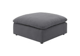 551457 Hobson Square Upholstered Ottoman Charcoal