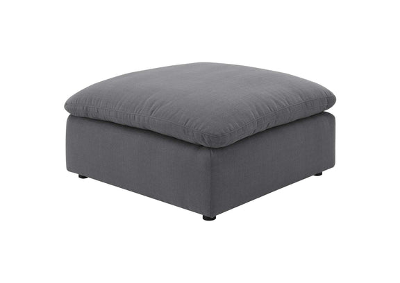 551457 Hobson Square Upholstered Ottoman Charcoal
