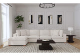 Lakeview 5-piece Upholstered Modular Sectional Sofa Ivory