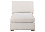 551461-SETB Lakeview 5-piece Upholstered Modular Sectional Sofa Ivory