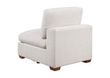 551461-SETB Lakeview 5-piece Upholstered Modular Sectional Sofa Ivory