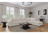Lakeview 6-piece Upholstered Modular Sectional Sofa Ivory