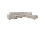 551461-SET Lakeview 6-piece Upholstered Modular Sectional Sofa Ivory
