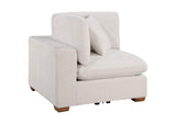 551461-SET Lakeview 6-piece Upholstered Modular Sectional Sofa Ivory