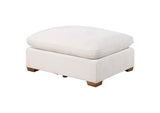 551463 Lakeview Rectangular Upholstered Ottoman Ivory