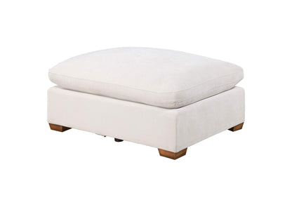 551463 Lakeview Rectangular Upholstered Ottoman Ivory