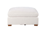 551463 Lakeview Rectangular Upholstered Ottoman Ivory
