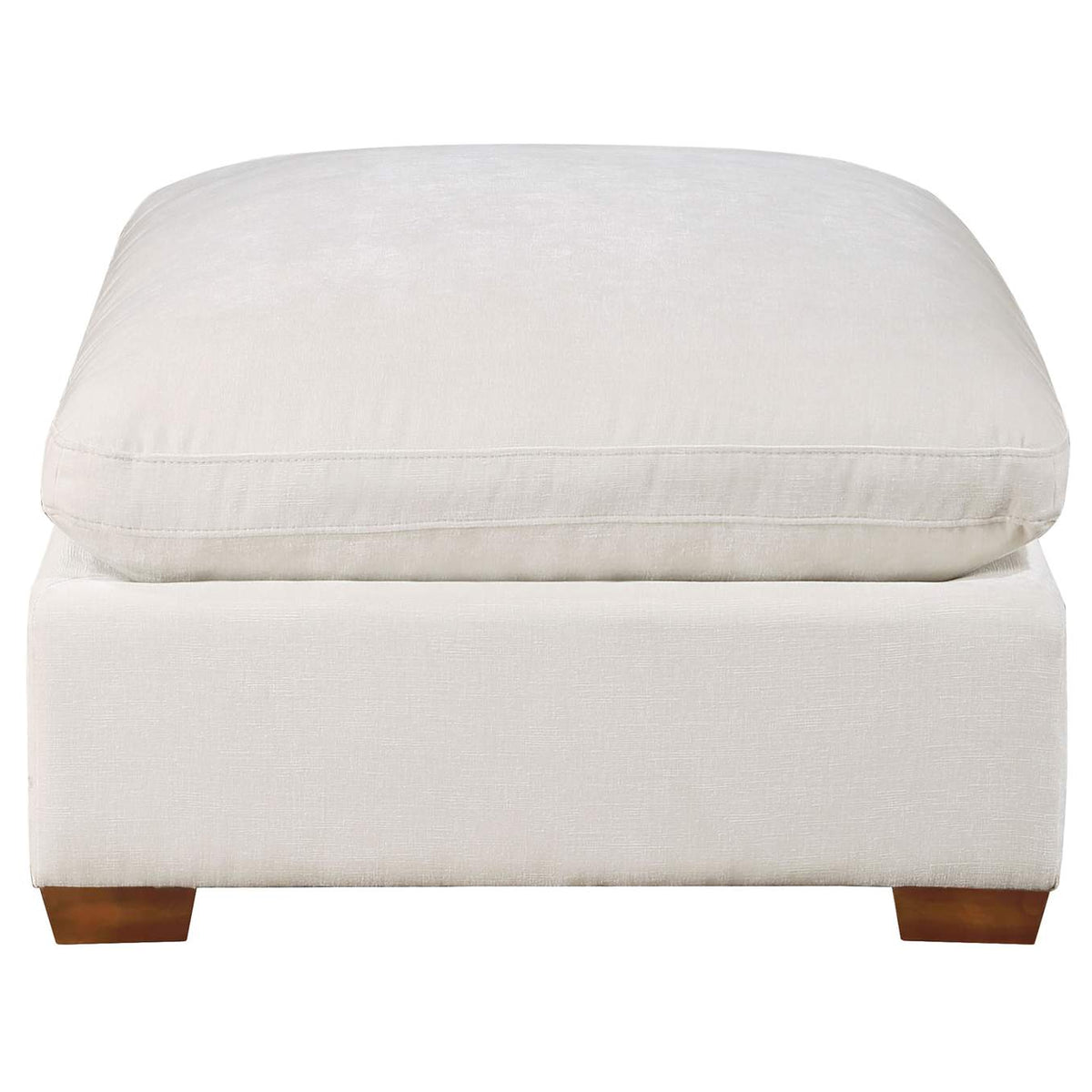 551463 Lakeview Rectangular Upholstered Ottoman Ivory