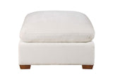 551463 Lakeview Rectangular Upholstered Ottoman Ivory