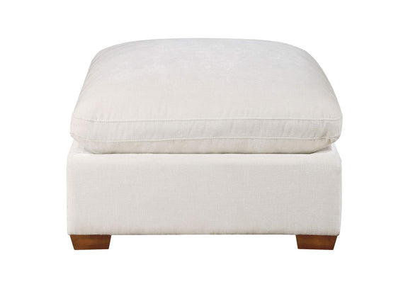 551463 Lakeview Rectangular Upholstered Ottoman Ivory