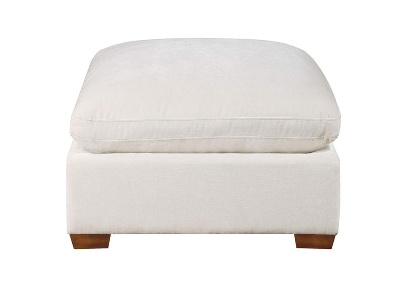 551463 Lakeview Rectangular Upholstered Ottoman Ivory