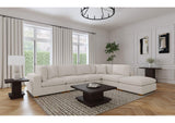 551463 Lakeview Rectangular Upholstered Ottoman Ivory