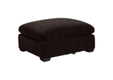 551466 Lakeview Rectangular Upholstered Ottoman Dark Chocolate