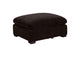 551466 Lakeview Rectangular Upholstered Ottoman Dark Chocolate