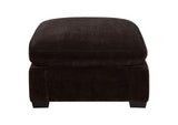 551466 Lakeview Rectangular Upholstered Ottoman Dark Chocolate