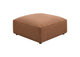 551593 Jennifer Square Upholstered Ottoman Terracotta