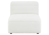 551621 Sunny Upholstered Armless Chair Natural