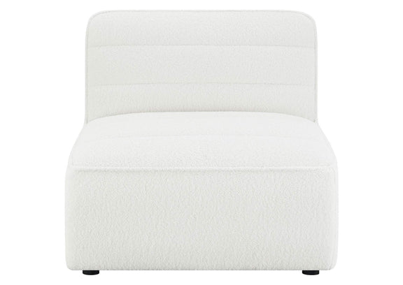 551621 Sunny Upholstered Armless Chair Natural
