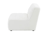 551621 Sunny Upholstered Armless Chair Natural
