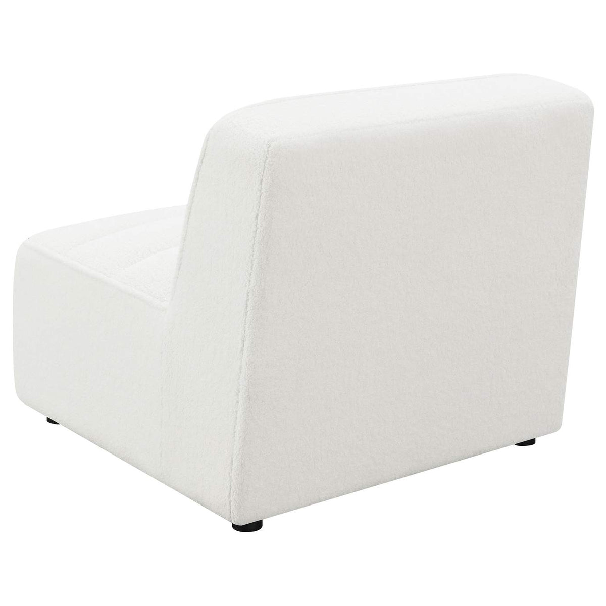 551621 Sunny Upholstered Armless Chair Natural