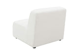 551621 Sunny Upholstered Armless Chair Natural