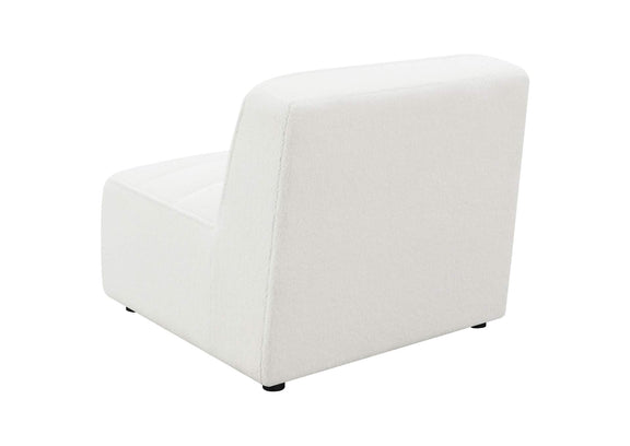 551621 Sunny Upholstered Armless Chair Natural
