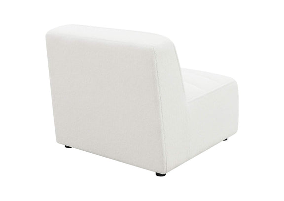 551621 Sunny Upholstered Armless Chair Natural