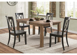 5516BKS Janina Side Chair, Black