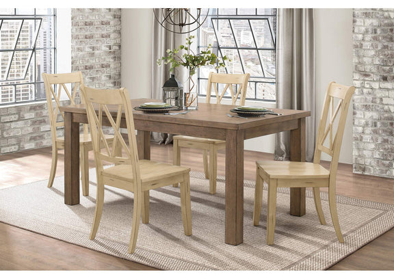5516BMS Janina Side Chair, Buttermilk