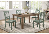5516TLS Janina Side Chair, Teal