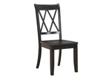 5516BKS Janina Side Chair, Black