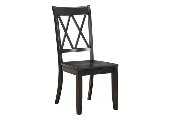 5516BKS Janina Side Chair, Black