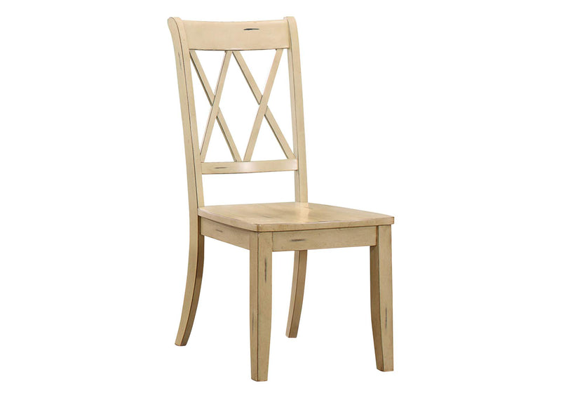 5516BMS Janina Side Chair, Buttermilk