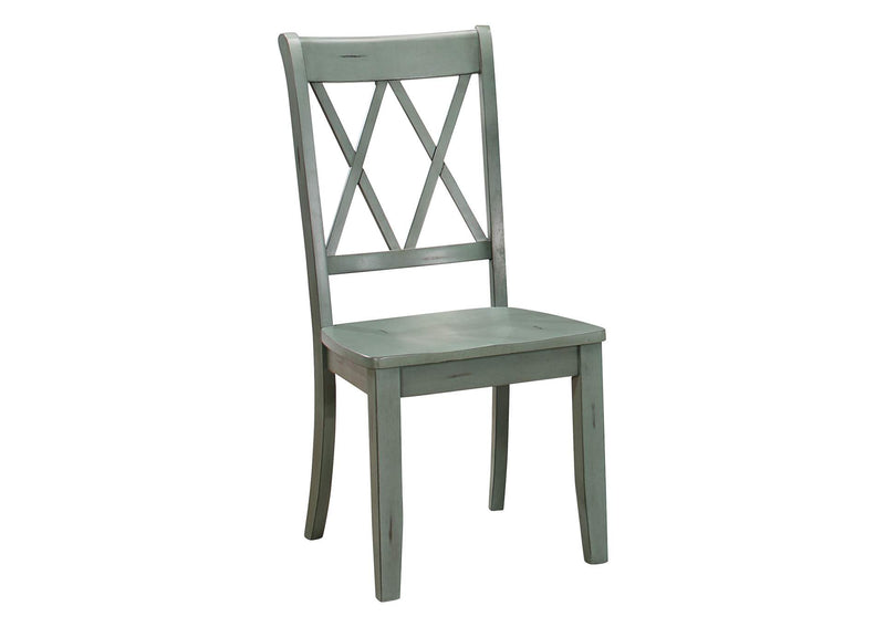 5516TLS Janina Side Chair, Teal