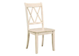 5516WTS Janina Side Chair, White