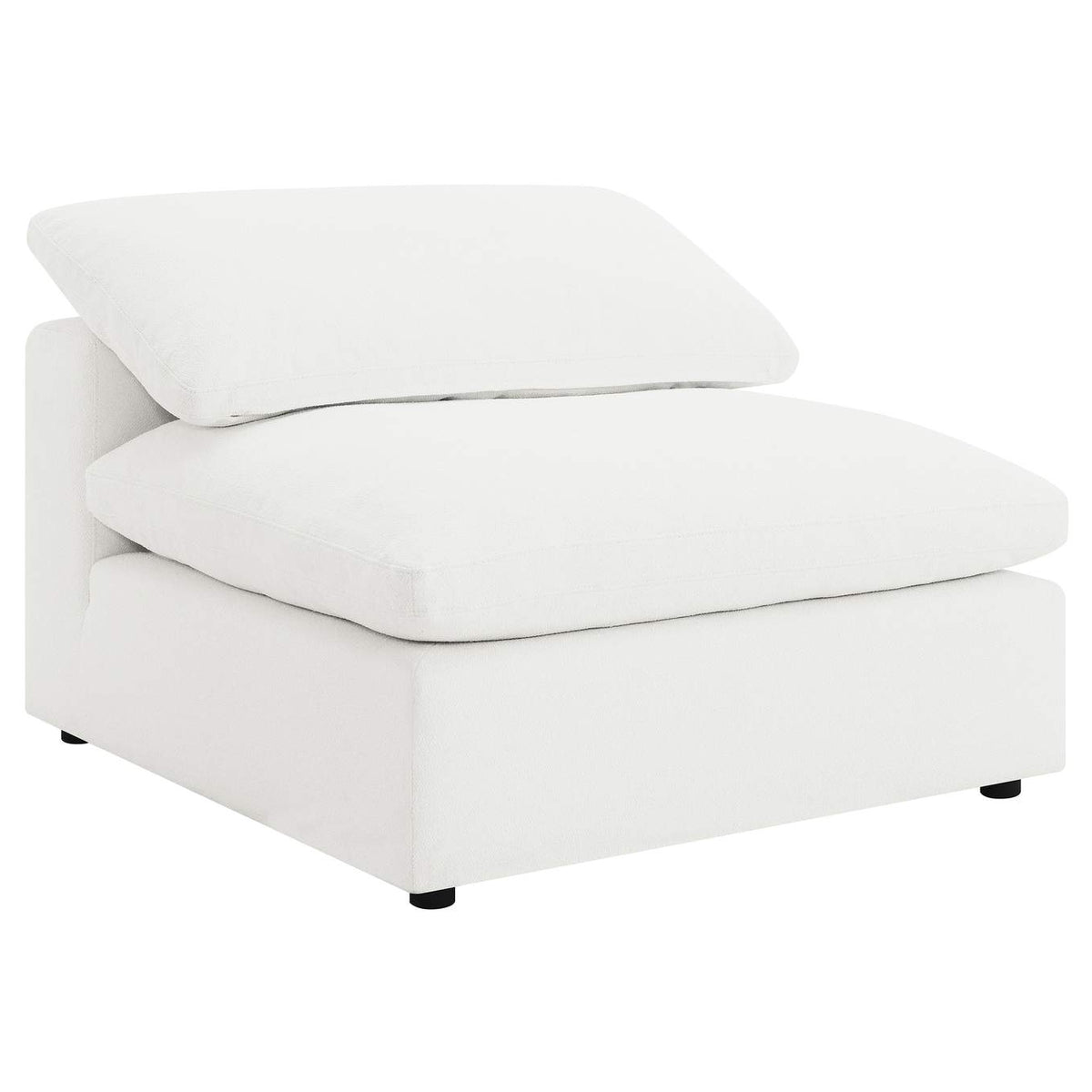 551751-SETA Raleigh 6-piece Boucle Upholstered Modular Sectional Ivory