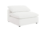 551751-SETA Raleigh 6-piece Boucle Upholstered Modular Sectional Ivory