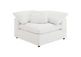 551751-SETA Raleigh 6-piece Boucle Upholstered Modular Sectional Ivory
