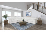 551751-SETB Raleigh 5-piece Boucle Upholstered Modular Sectional Ivory