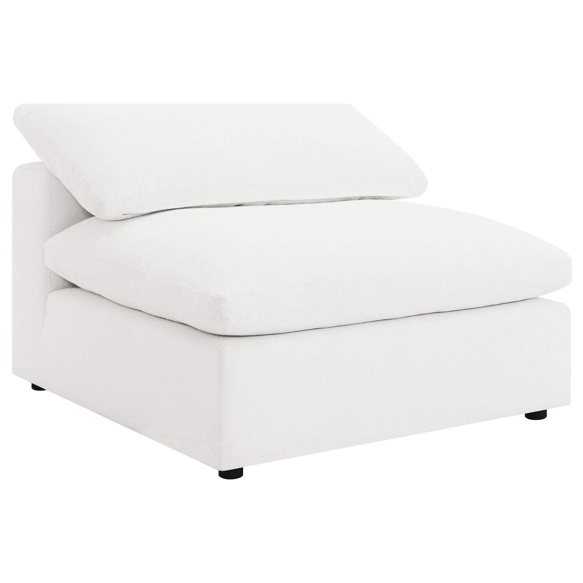 551751-SETB Raleigh 5-piece Boucle Upholstered Modular Sectional Ivory