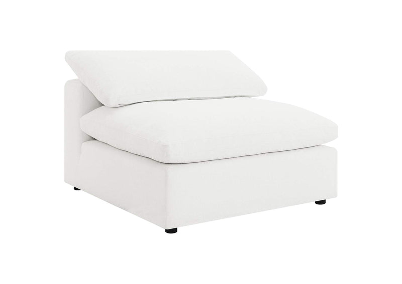 551751-SETB Raleigh 5-piece Boucle Upholstered Modular Sectional Ivory