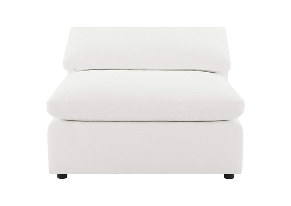 551751-SETB Raleigh 5-piece Boucle Upholstered Modular Sectional Ivory