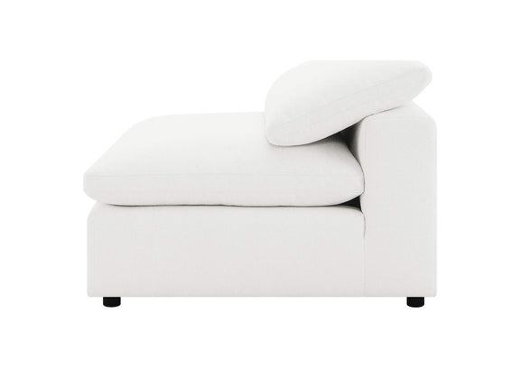 551751-SETB Raleigh 5-piece Boucle Upholstered Modular Sectional Ivory