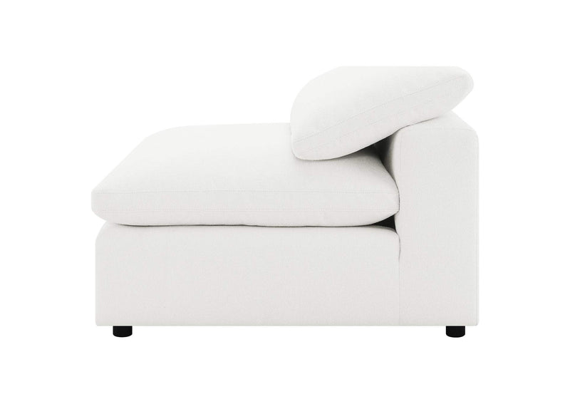 551751-SETB Raleigh 5-piece Boucle Upholstered Modular Sectional Ivory
